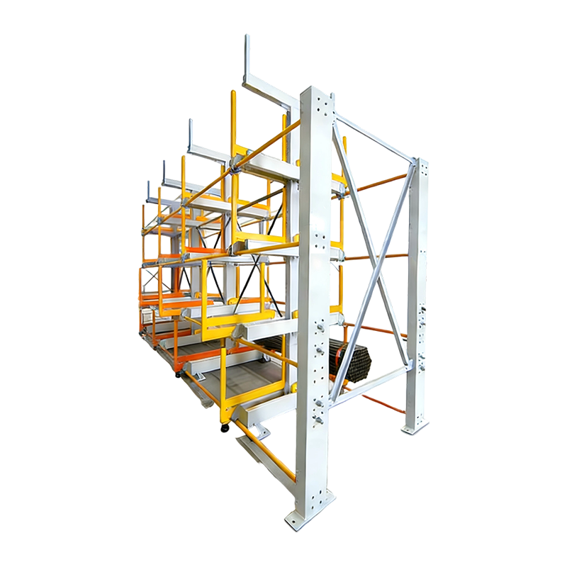 Robuuste stalen opslagrekken met cantilever